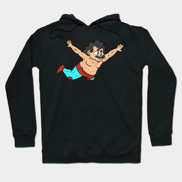 Nacho Eagle Powers Hoodie by surfinggiraffecomics